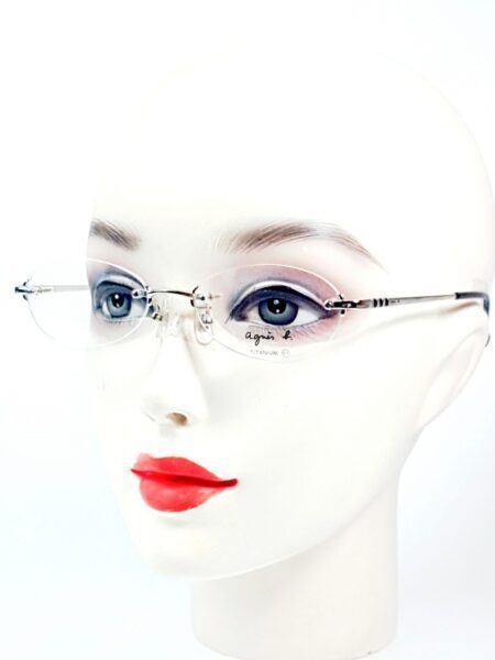 5517-Gọng kính nữ (new)-AGNES B AB 1126 rimless eyeglasses frame0