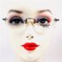 5521-Gọng kính nữ/nam-Mới/Chưa sử dụng-SERGIO TACCHINI SR 0034 rimless eyeglasses frame18