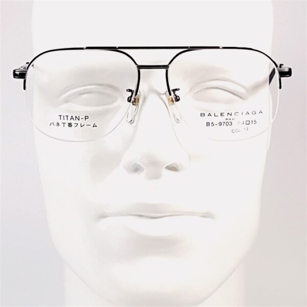 5587-Gọng kính nam-Mới/Chưa sử dụng-BALENCIAGA B5 9703 half rim eyeglasses frame20