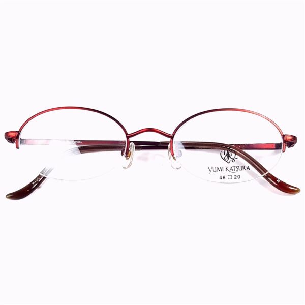 5495-Gọng kính nữ-Mới/Chưa sử dụng-YUMI KATSURA YK715 halfrim eyeglasses frame17