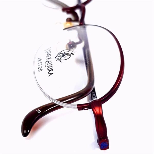 5495-Gọng kính nữ-Mới/Chưa sử dụng-YUMI KATSURA YK715 halfrim eyeglasses frame8