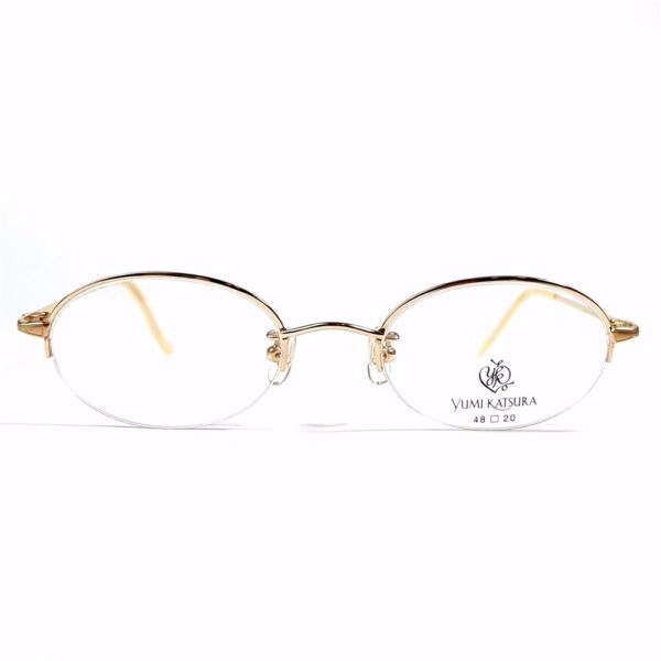 5559-Gọng kính nữ-Mới/Chưa sử dụng-YUMI KATSURA YK713 half rim eyeglasses frame2