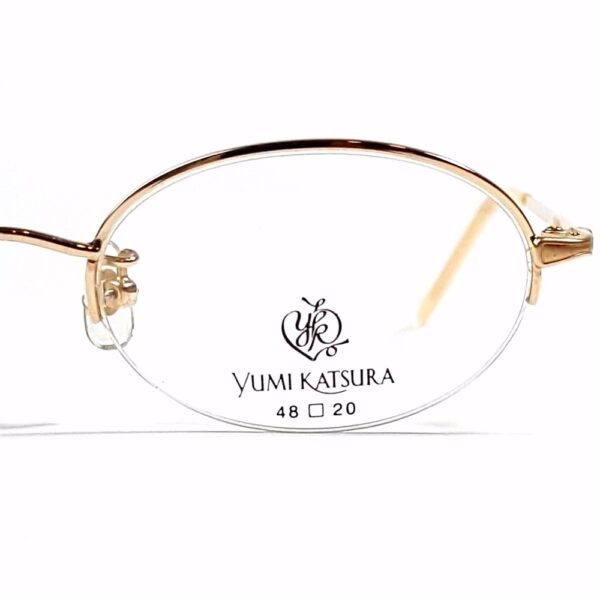 5559-Gọng kính nữ-Mới/Chưa sử dụng-YUMI KATSURA YK713 half rim eyeglasses frame3