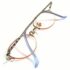 5560-Gọng kính nữ/Kính trong nữ-Khá mới-YUMI KATSURA YK715 half rim eyeglasses frame13