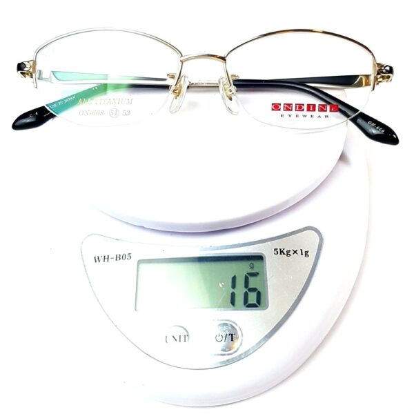 5525-Gọng kính nữ-Mới/Chưa sử dụng-ONDINE ON668 halfrim eyeglasses frame19