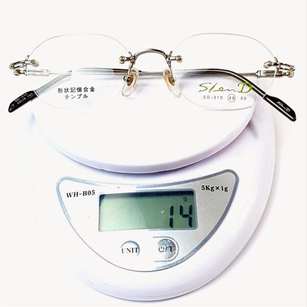 5531-Gọng kính nữ/nam-Mới/Chưa sử dụng-SLEN D SD-310 rimless eyeglasses frame17