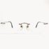 5613-Gọng kính nữ/nam-Khá mới-SLAN D SD-315 rimless eyeglasses frame2