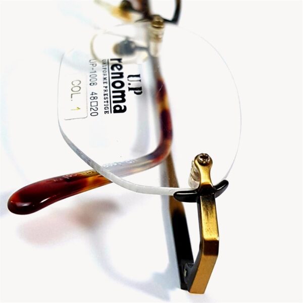 5519-Gọng kính nữ/nam-Mới/Chưa sử dụng-UP RENOMA UP 1008 rimless eyeglasses frame8