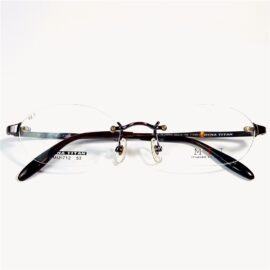 5514-Gọng kính nữ-Mới/Chưa sử dụng-MIJ DYNA TITAN 712 rimless eyeglasses frame