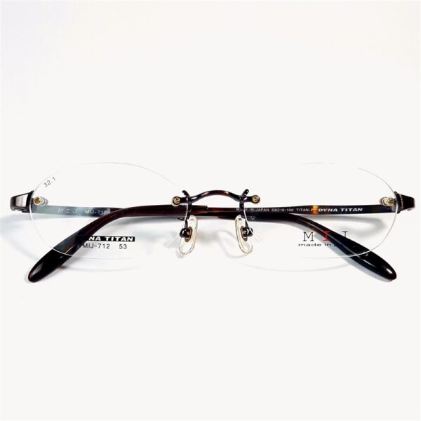 5514-Gọng kính nữ-Mới/Chưa sử dụng-MIJ DYNA TITAN 712 rimless eyeglasses frame0