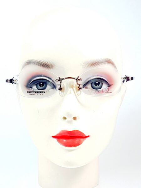 5514-Gọng kính nữ/nam-MIJ DYNA TITAN 712 rimless eyeglasses frame1