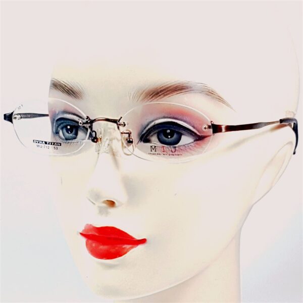 5514-Gọng kính nữ-Mới/Chưa sử dụng-MIJ DYNA TITAN 712 rimless eyeglasses frame20