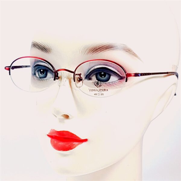 5495-Gọng kính nữ-Mới/Chưa sử dụng-YUMI KATSURA YK715 halfrim eyeglasses frame21