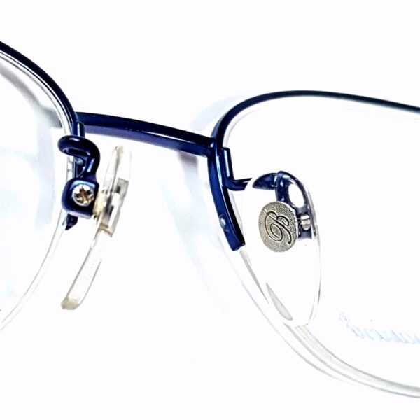 5503-Gọng kính nữ-Mới/Chưa sử dụng-BLUEMARINE BM 601 halfrim eyeglasses frame8