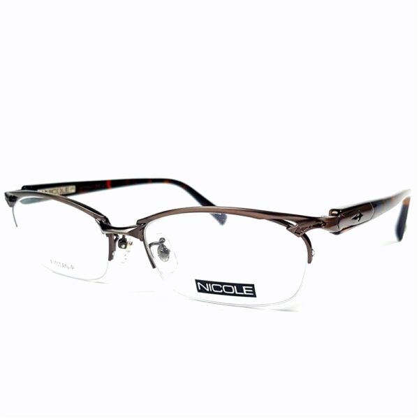 5542-Gọng kính nam/nữ-Mới/Chưa sử dụng-NICOLE 13212 half rim eyeglasses frame1