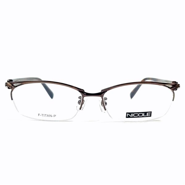 5542-Gọng kính nam/nữ-Mới/Chưa sử dụng-NICOLE 13212 half rim eyeglasses frame2