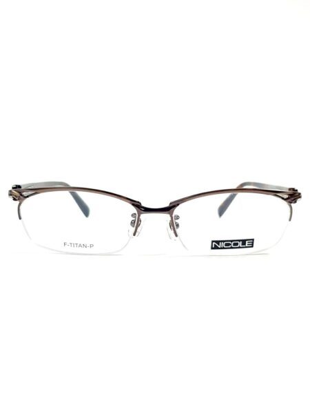 5542-Gọng kính nữ/nam (new)-NICOLE 13212 half rim eyeglasses frame3