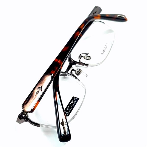 5542-Gọng kính nam/nữ-Mới/Chưa sử dụng-NICOLE 13212 half rim eyeglasses frame15