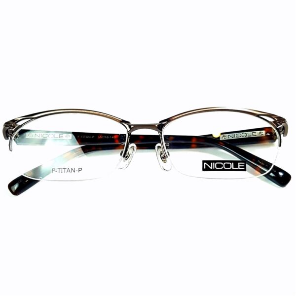 5542-Gọng kính nam/nữ-Mới/Chưa sử dụng-NICOLE 13212 half rim eyeglasses frame17