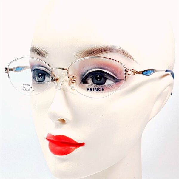 4503-Gọng kính nữ-Mới/Chưa sử dụng-PRINCE 3491 halfrim eyeglasses frame21