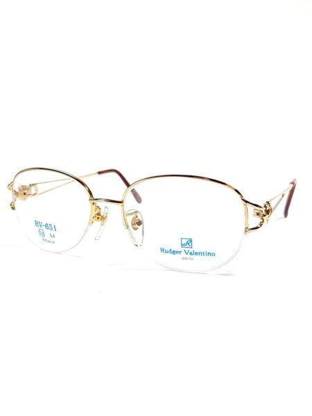 5540-Gọng kính nữ (new)-RUDGER VALENTINO RV 651 halfrim eyeglasses frame2