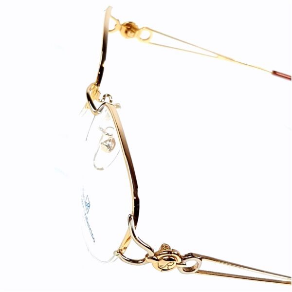 5540-Gọng kính nữ-Mới/Chưa sử dụng-RUDGER VALENTINO RV 651 half rim eyeglasses frame5