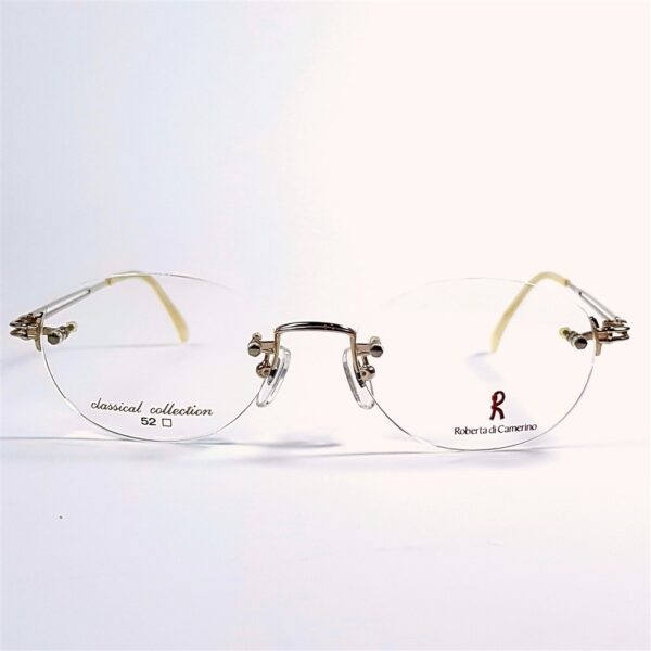 5595-Gọng kính nữ-Mới/Chưa sử dụng-ROBERTA DI CAMERINO RC 008 rimless eyeglasses frame2