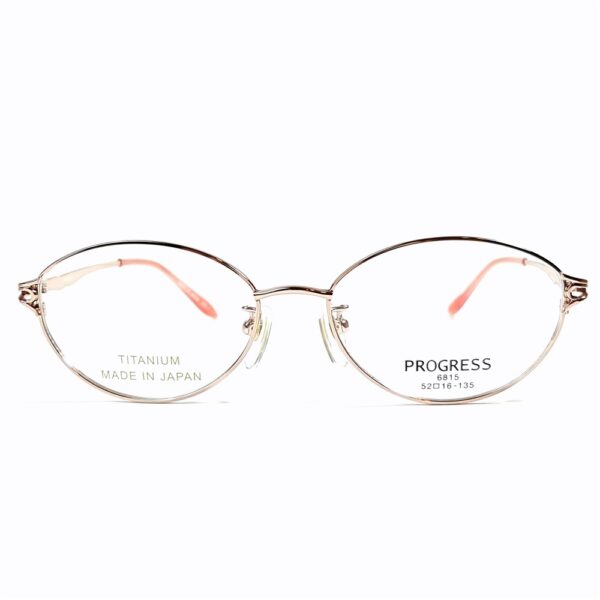 5572-Gọng kính nữ-Mới/Chưa sử dụng-PROGRESS 6815half rim eyeglasses frame2