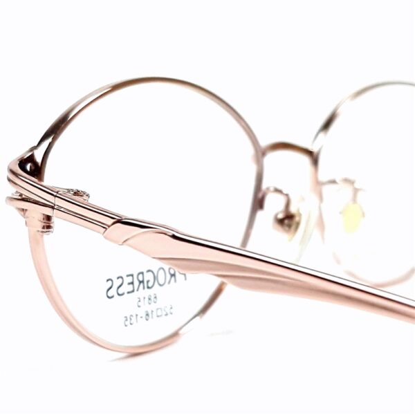 5572-Gọng kính nữ-Mới/Chưa sử dụng-PROGRESS 6815half rim eyeglasses frame7