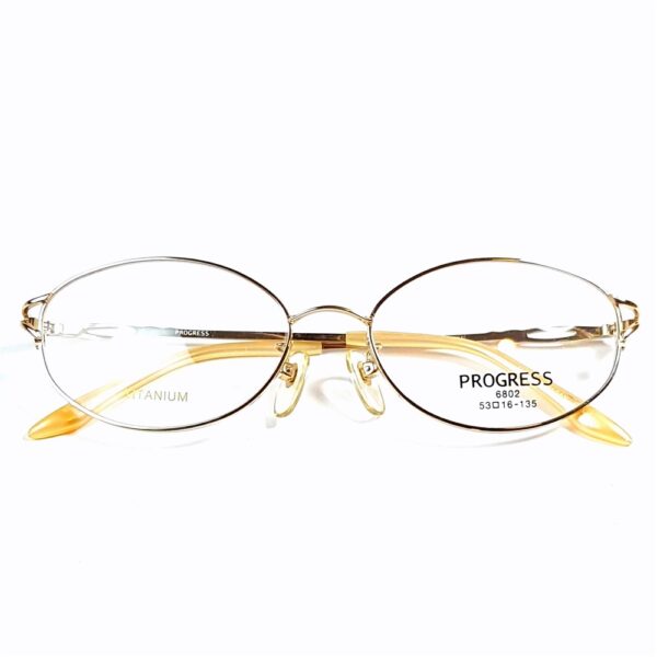 5551-Gọng kính nữ-Mới/Chưa sử dụng-PROGRESS 6802 eyeglasses frame0
