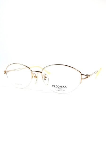 5572-Gọng kính nữ (new)-PROGRESS 6803 half rim eyeglasses frame1