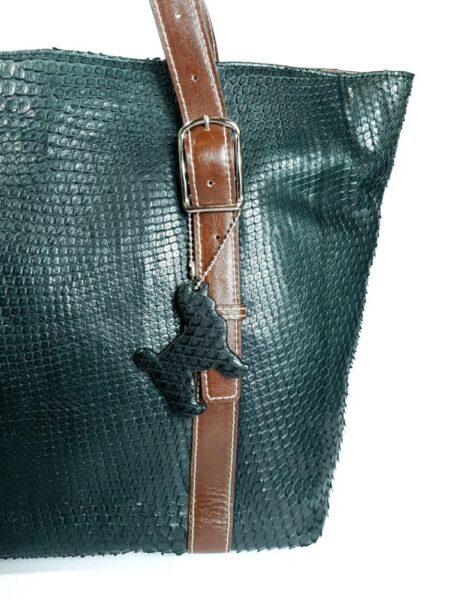 4065-Túi xách tay da trăn-Python leather green tote bag12