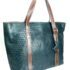 4065-Túi xách tay da trăn-Python leather green tote bag4