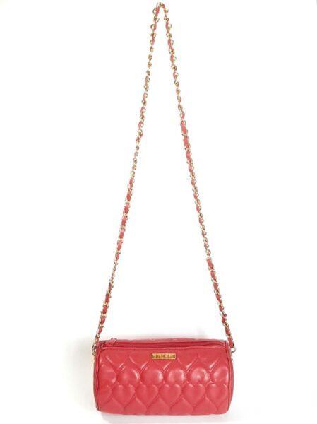 4083-Túi đeo chéo/đeo vai-MOSCHINO chain mini heart quilted crossbody bag2