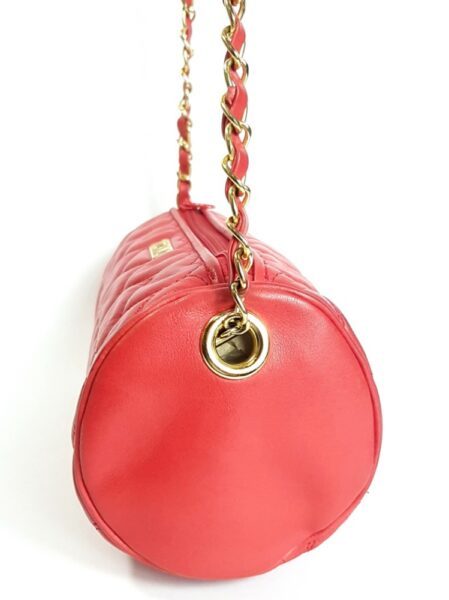 4083-Túi đeo chéo/đeo vai-MOSCHINO chain mini heart quilted crossbody bag4