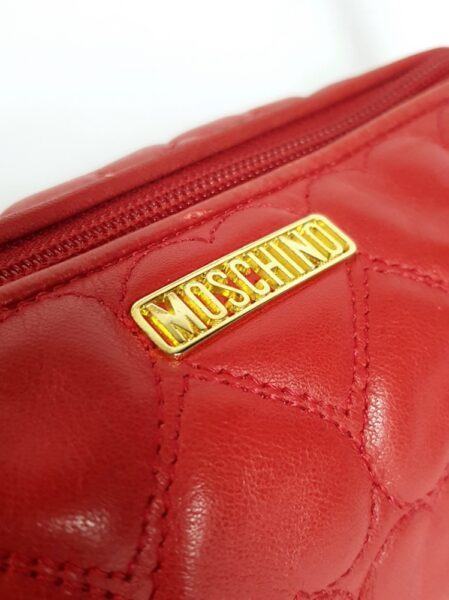 4083-Túi đeo chéo/đeo vai-MOSCHINO chain mini heart quilted crossbody bag9