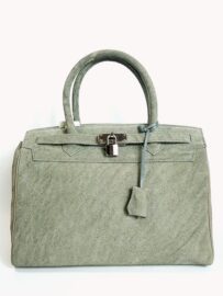 4085-Túi xách tay da voi-JRA Elephant skin birkin style handbag