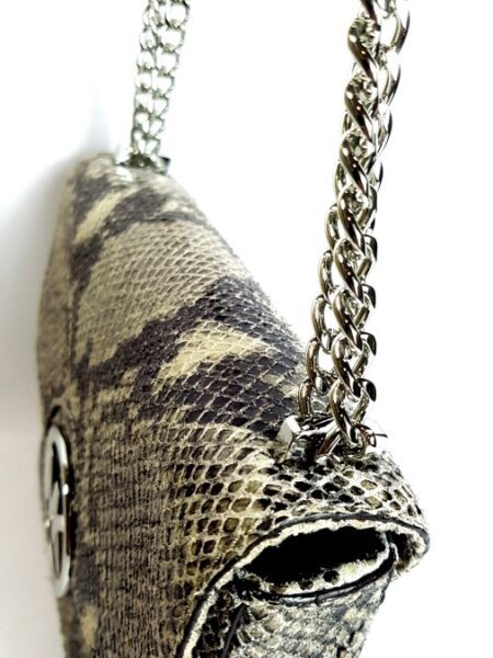 4163-Túi đeo vai/đeo chéo-MICHAEL KORS python patent crossbody bag13
