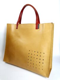4105-Túi xách tay-ORLA KIELY fine leather tot bag