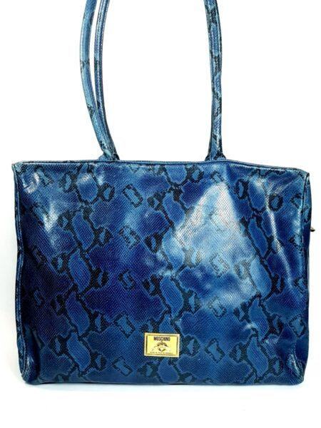 4084-Túi xách tay đeo vai-MOSCHINO python skin tote bag2