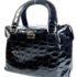 4197-Túi xách tay-GIANFRANCO FERRE Calfskin crocodile embossed handbag0