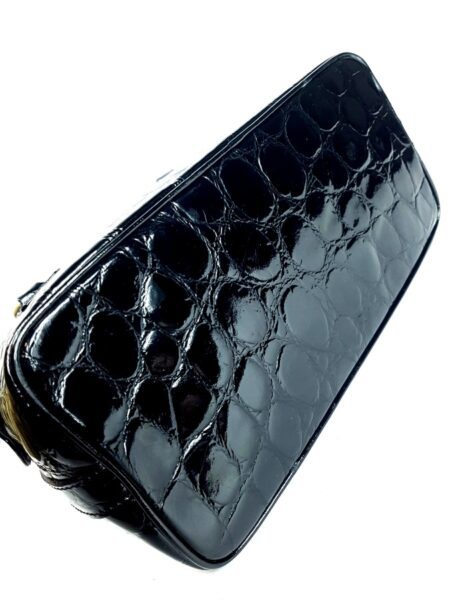 4197-Túi xách tay-GIANFRANCO FERRE Calfskin crocodile embossed handbag17