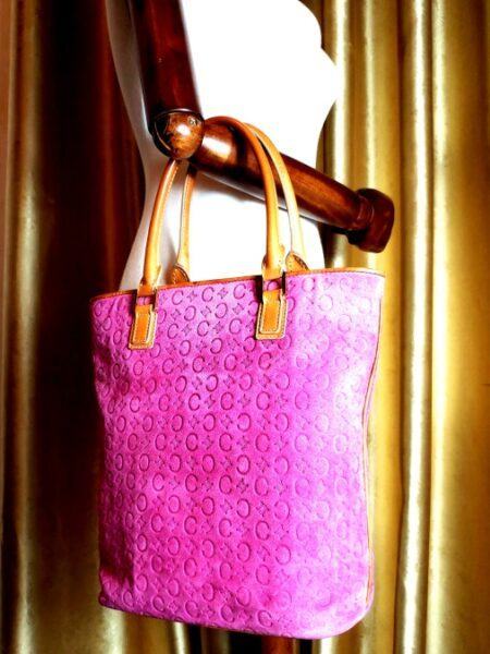 4101-Túi xách tay-CELINE Macadam Suede tote bag1