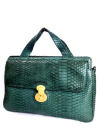 4275-Túi xách tay/đeo chéo da trăn-Python skin satchel bag