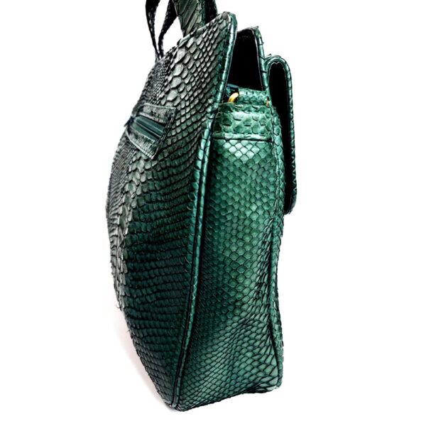 4275-Túi xách tay/đeo chéo da trăn-Python skin satchel bag4