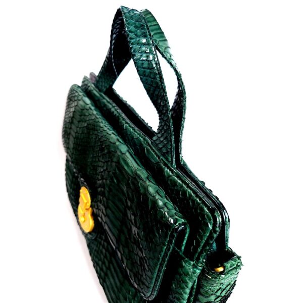 4275-Túi xách tay/đeo chéo da trăn-Python skin satchel bag6