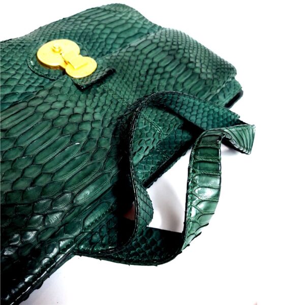 4275-Túi xách tay/đeo chéo da trăn-Python skin satchel bag10