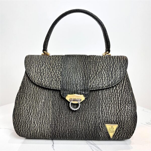 4248-Túi xách tay da cá mập-RORERAY Shark skin luxury handbag1
