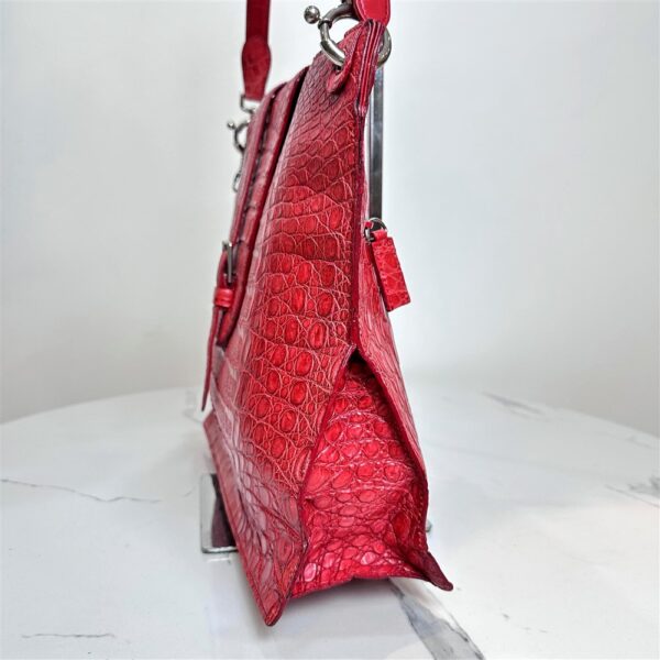 4252-Túi xách tay/đeo vai da cá sấu-JRA Crocodile leather tote bag7