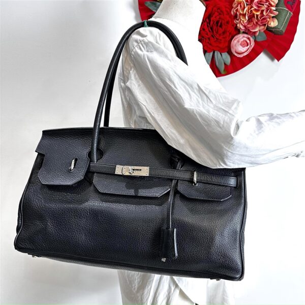 4107-Túi xách tay-MAURO GOVERNA Italy birkin style handbag-Khá mới17